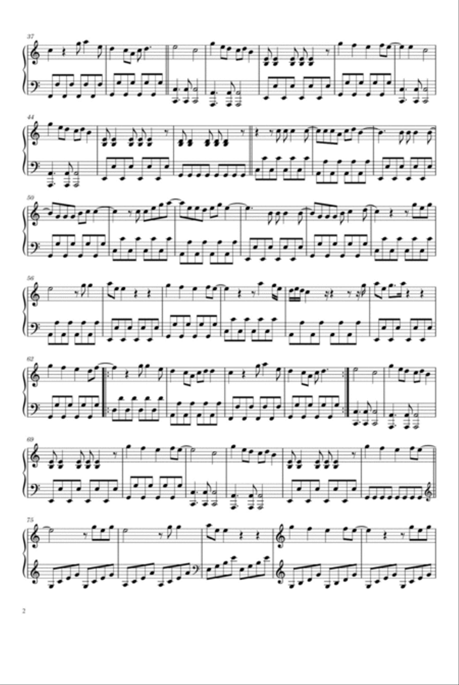 Save Your Tears Piano Solo scores gallery preview page 2