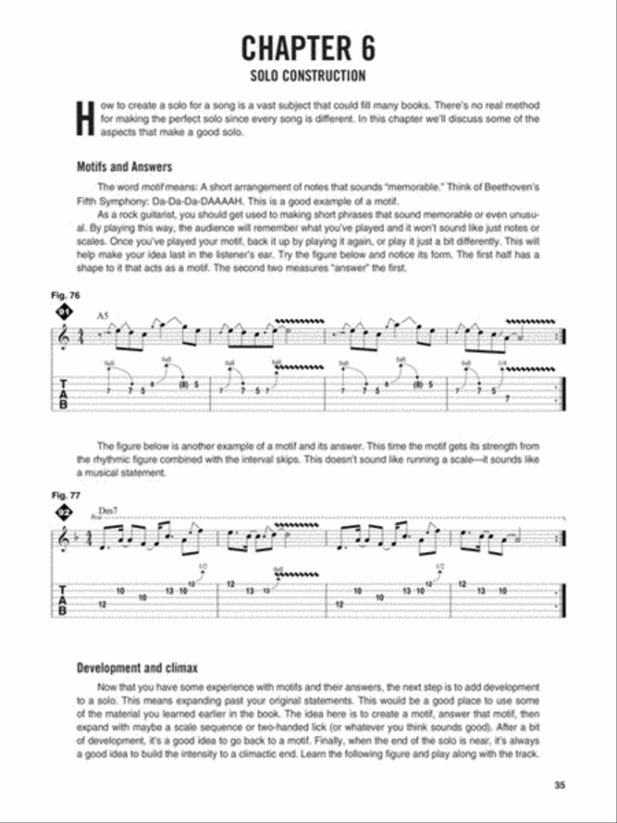 Rock Lead Techniques: Techniques, Scales and Fundamentals for Guitar Guitar Tablature scores gallery preview page 6