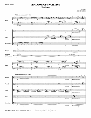 Shadows of Sacrifice - Full Score