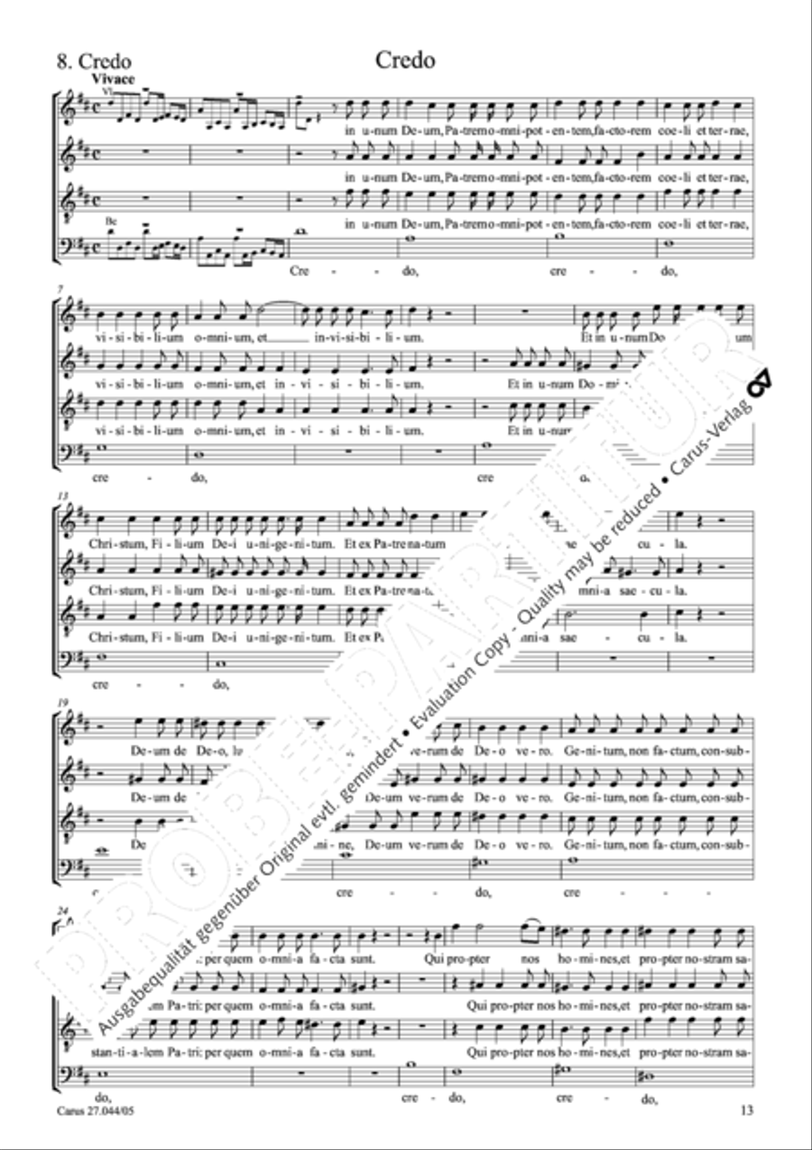 Messa per il Santissimo Natale 4-Part scores gallery preview page 14