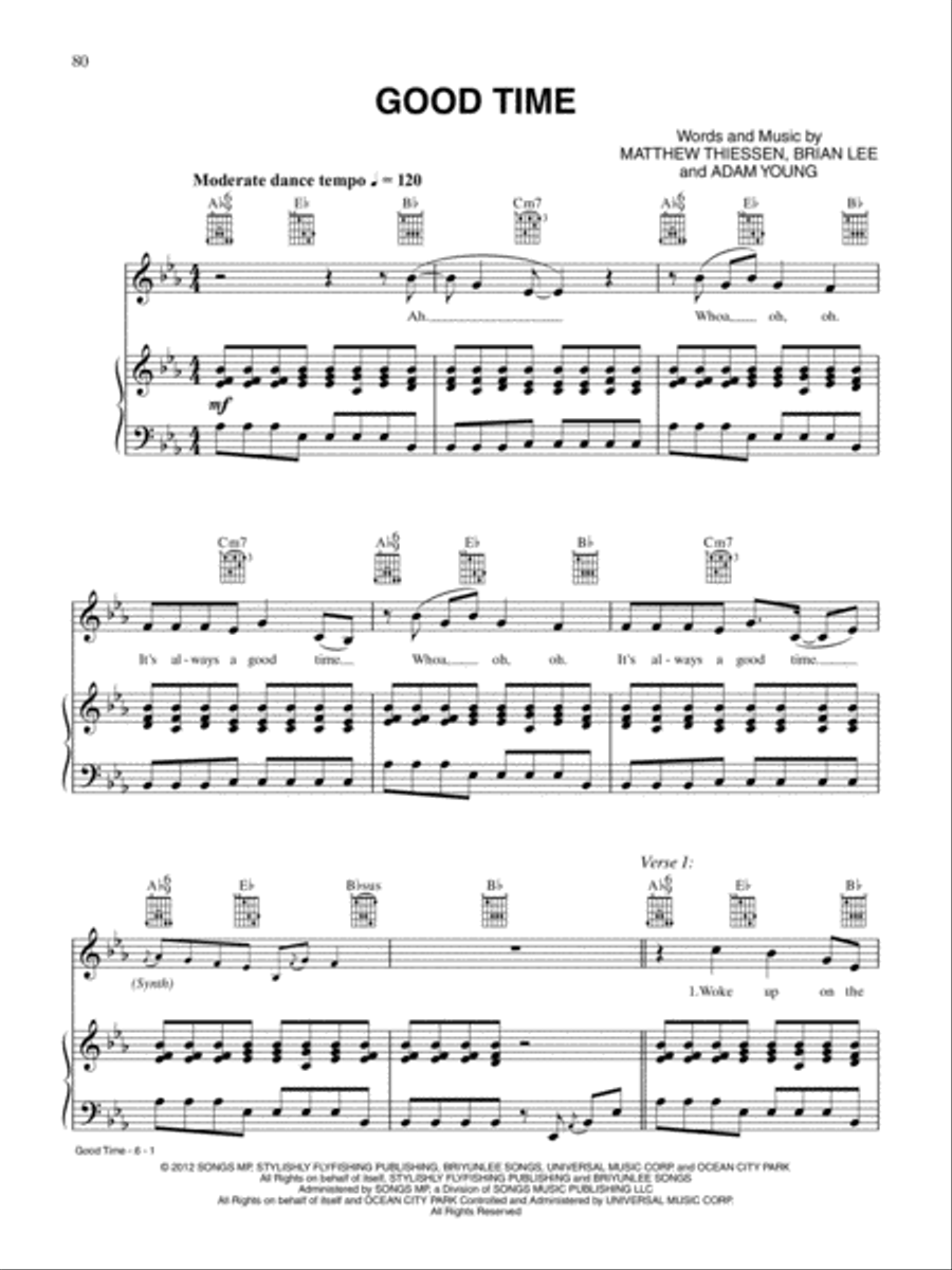 Megahits of 2012 Megahits of 2012 Piano, Vocal, Guitar scores gallery preview page 2