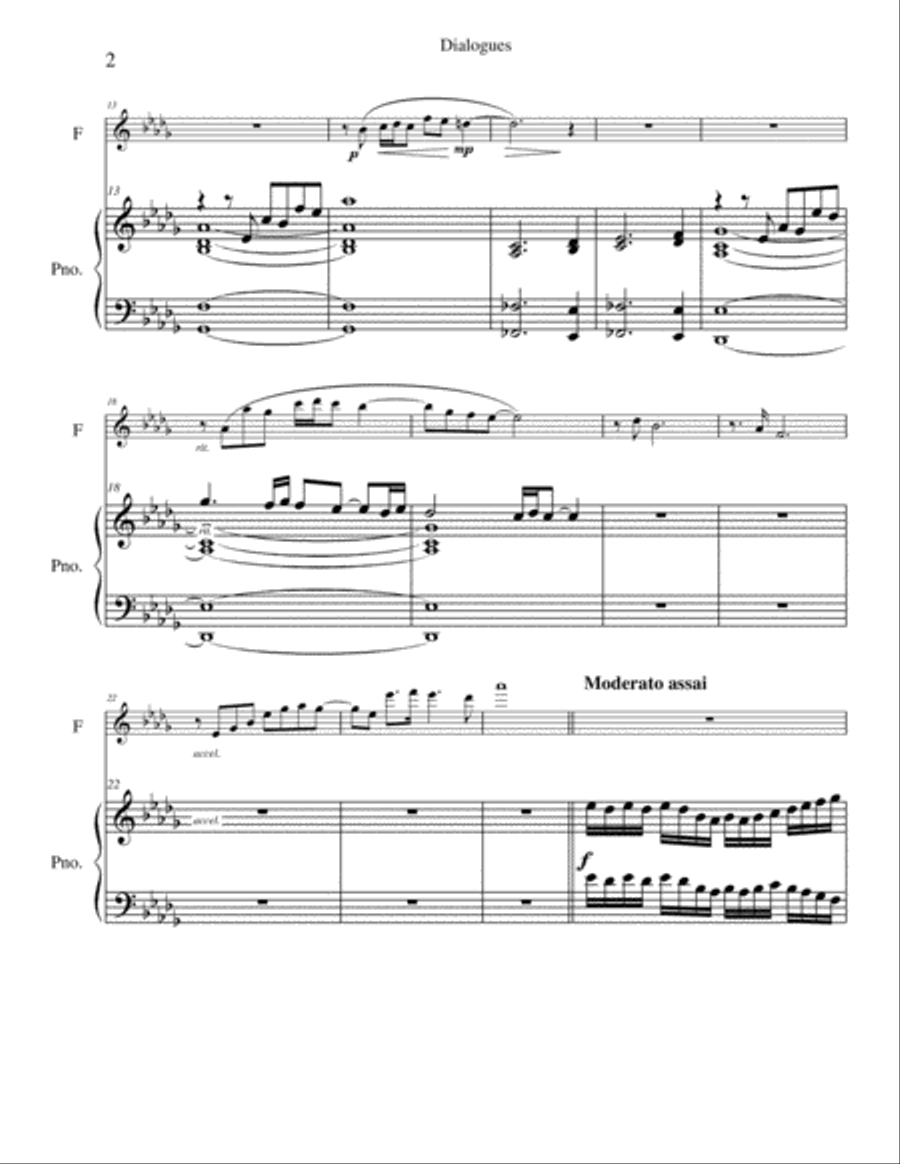 Dialogues Flute Solo scores gallery preview page 2