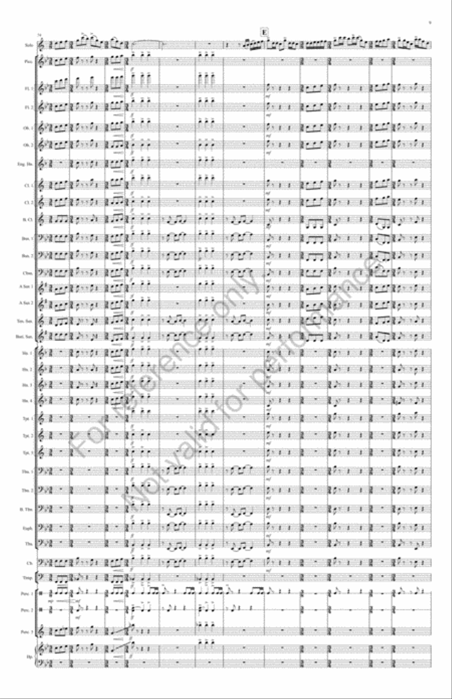 Shenandoah Fantasy Concert Band scores gallery preview page 10