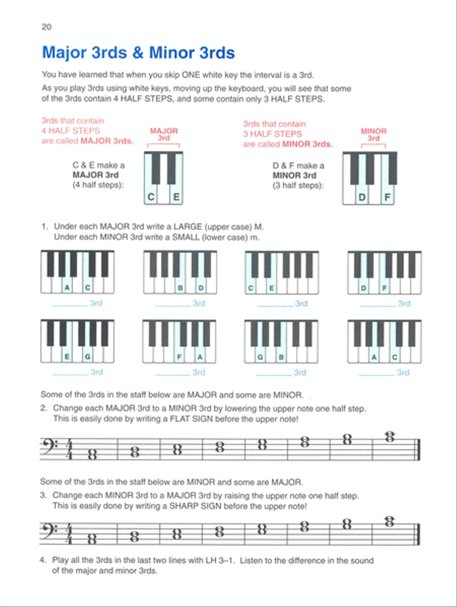 Alfred's Basic Piano Course Theory, Level 3 Piano Method scores gallery preview page 3
