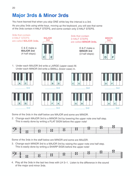 Alfred's Basic Piano Course Theory, Level 3 by Willard A. Palmer Piano Method - Sheet Music