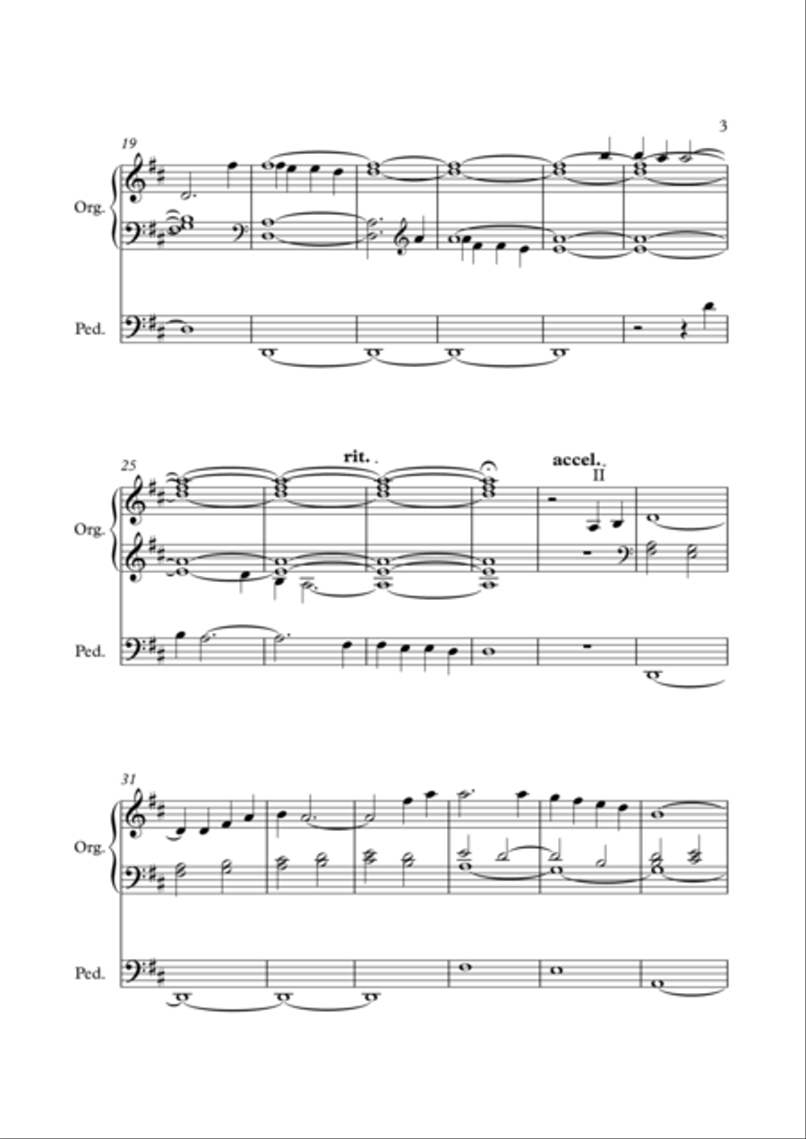 May the Road Rise to Meet You (Meditation) Organ Solo scores gallery preview page 3