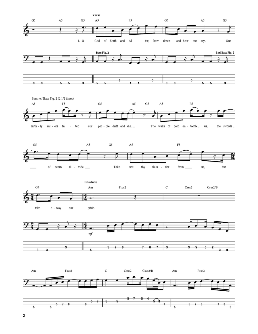 Revelations Revelations Electric Guitar scores gallery preview page 2