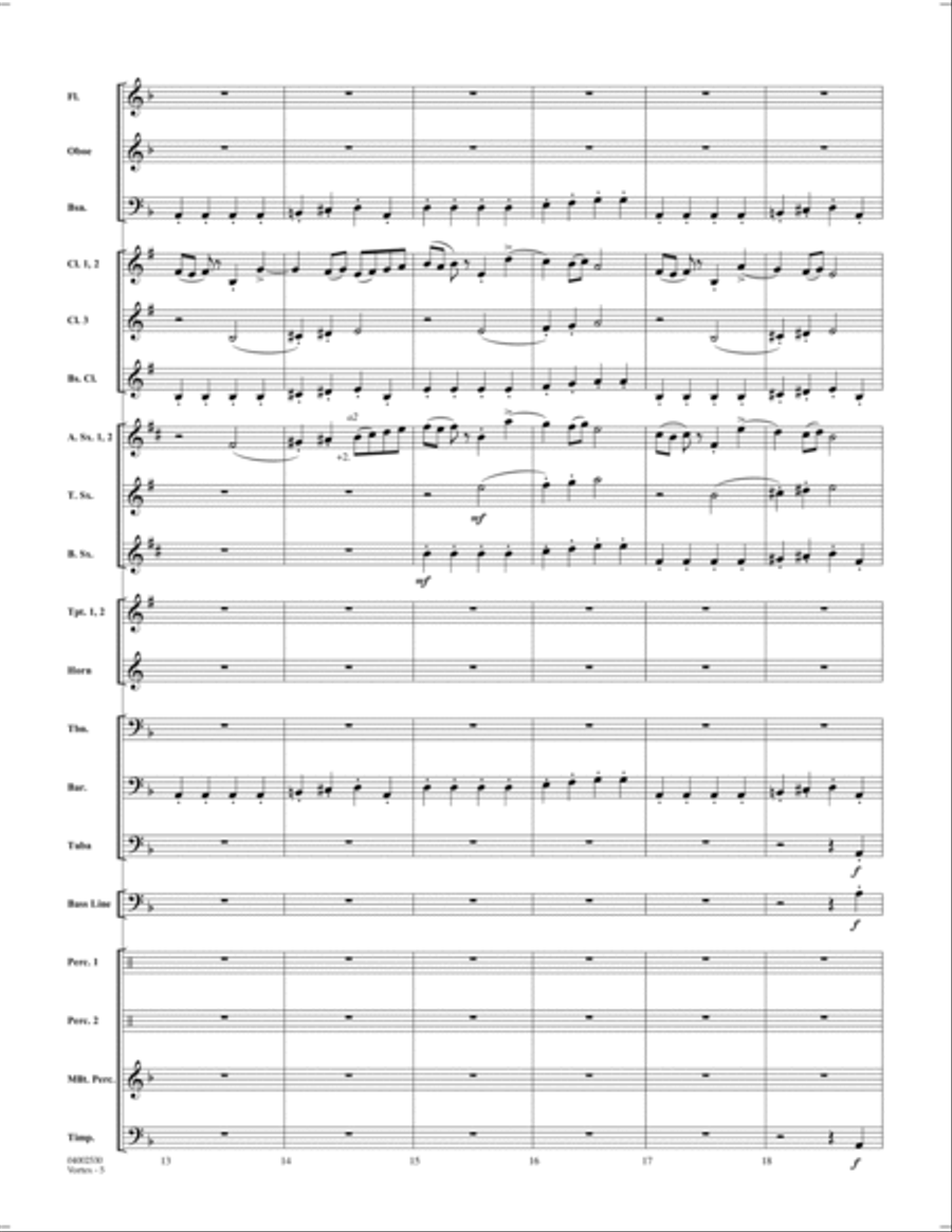 Vortex - Full Score Vortex - Full Score Score scores gallery preview page 5