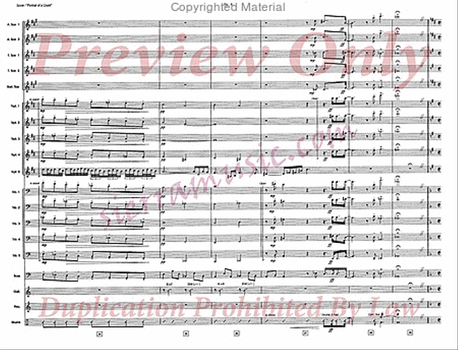 Portrait Of A Count Portrait Of A Count Jazz Ensemble scores gallery preview page 5