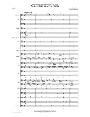 Book cover for Somewhere in My Memory (arr. Mark Hayes) - Full Score