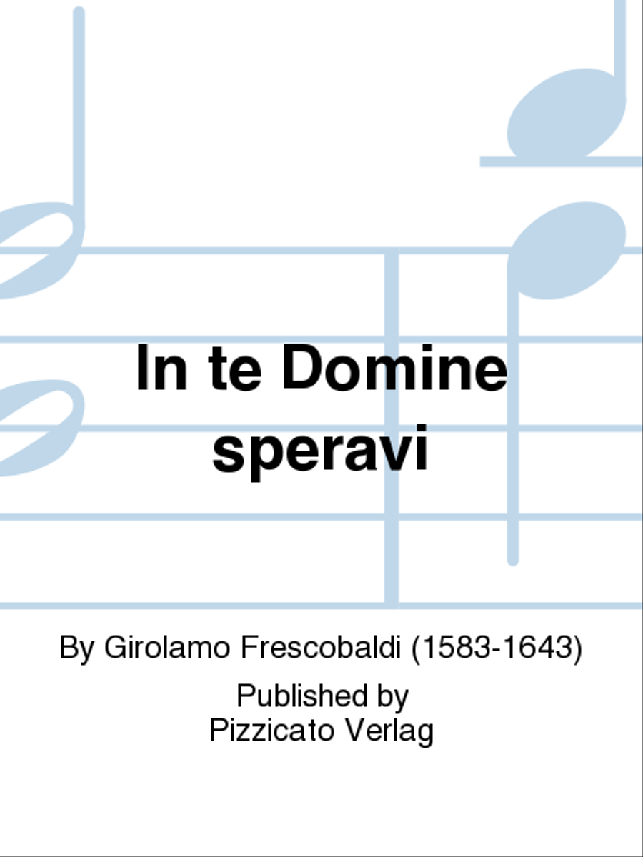 In te Domine speravi School and Community scores gallery preview page 1