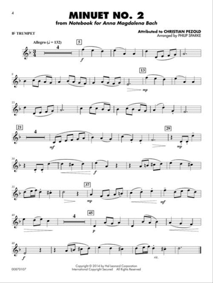 Classical Solos for Trumpet – Volume 2 Concert Band Methods scores gallery preview page 4