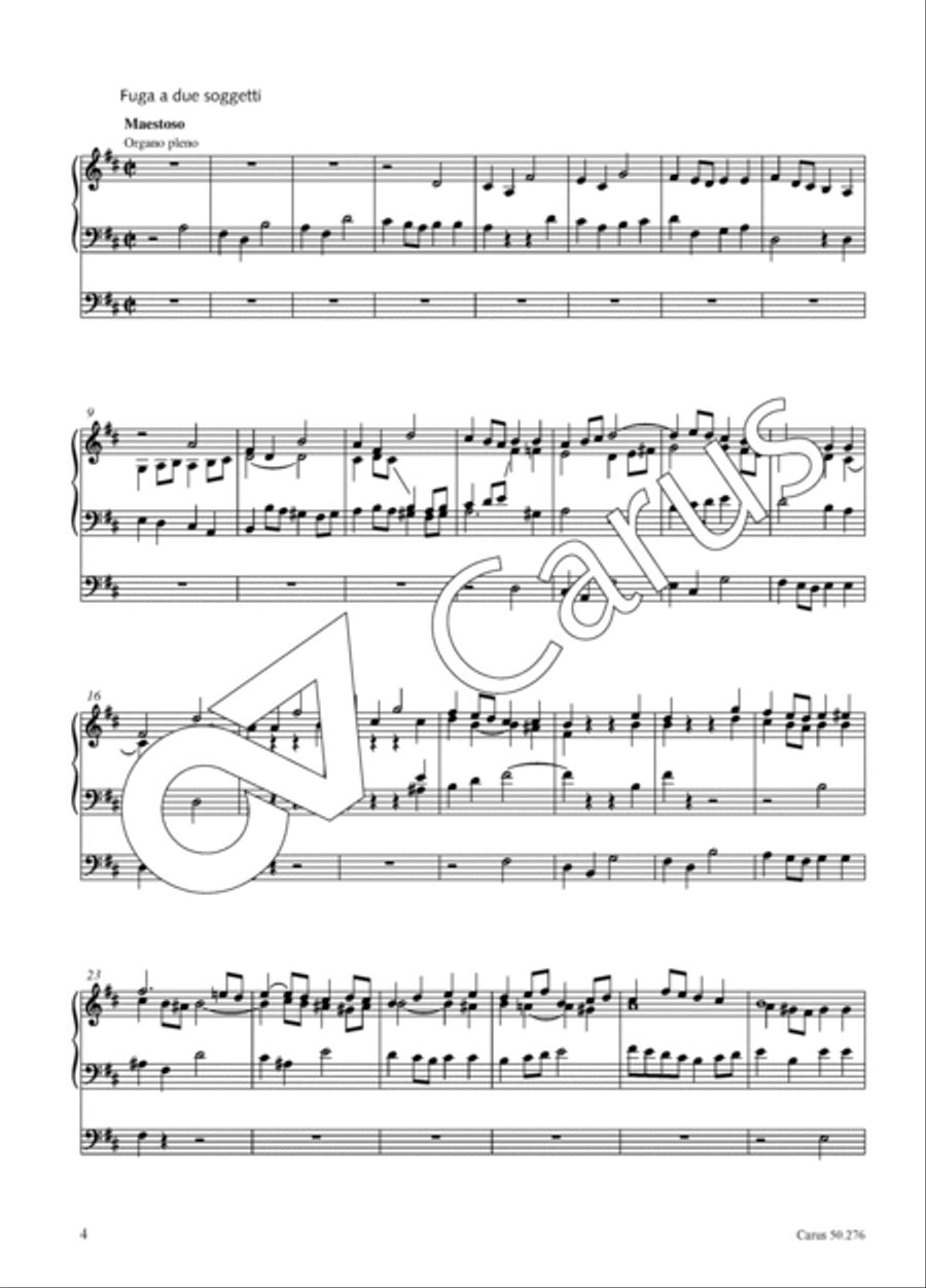 Three preludes and fugues for organ JWV 10, 13 and 17 Organ scores gallery preview page 5