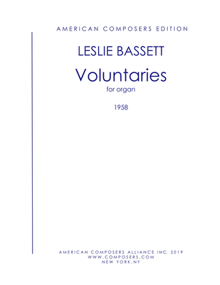 [Bassett] Voluntaries for Organ