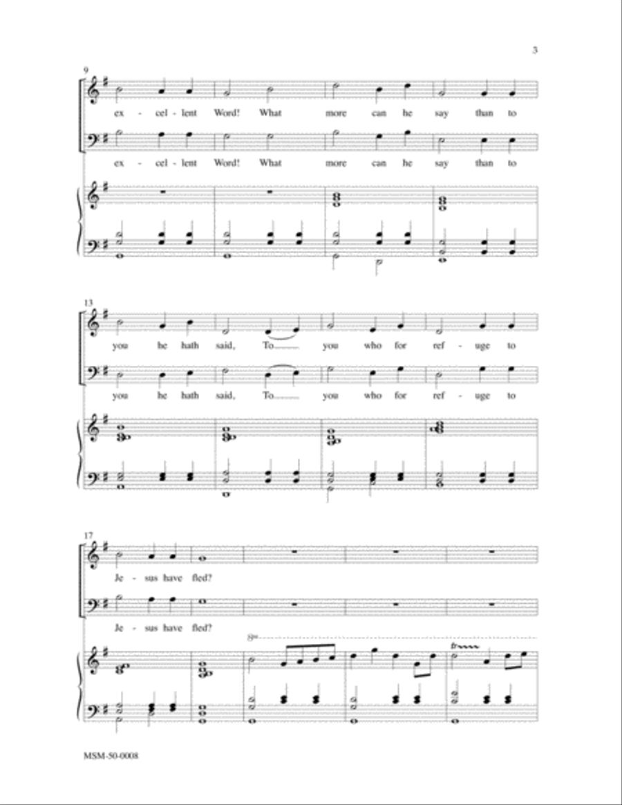 How Firm a Foundation 2-Part scores gallery preview page 3