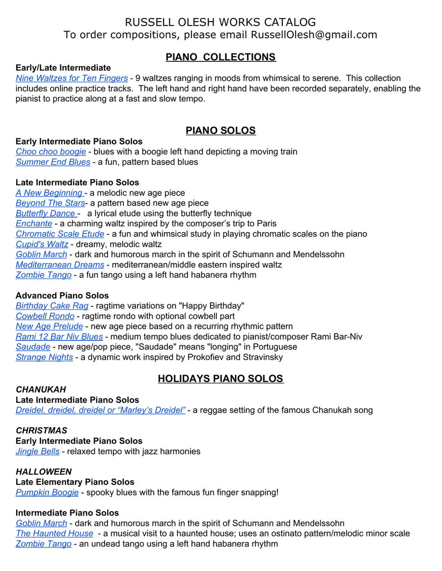 Zombie Tango Piano Solo scores gallery preview page 3