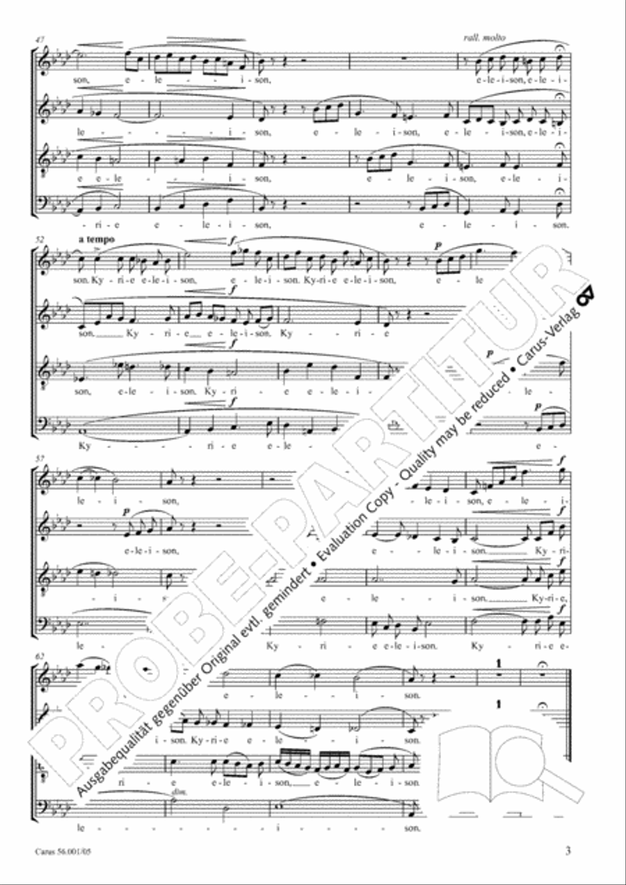 Edizione Nazionale delle Opere di Giacomo Puccini. III. Vocal music; 2. Messa a 4 voci (vol. III/2) 4-Part scores gallery preview page 4