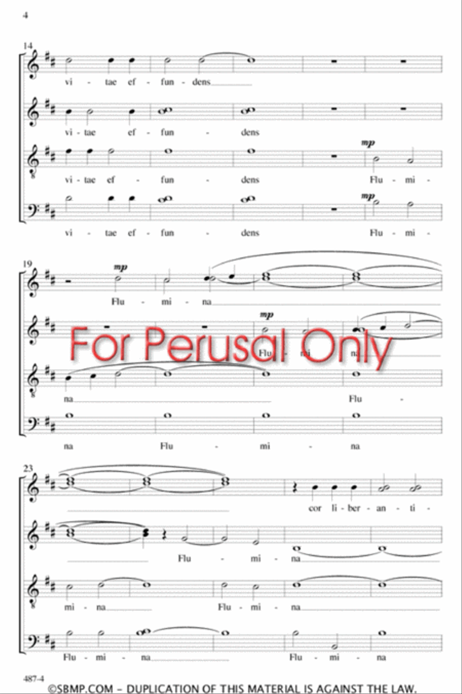 Musica animam tangens - SATB Octavo 4-Part scores gallery preview page 3