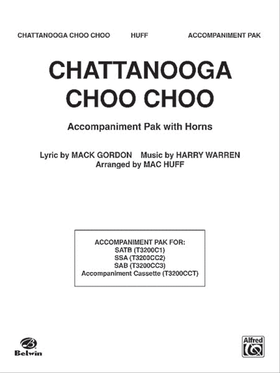 Chattanooga Choo Choo Choir scores gallery preview page 1