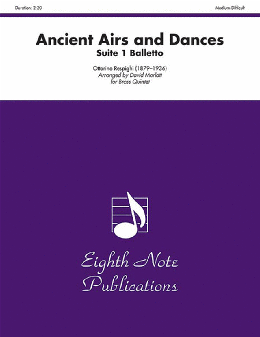Ancient Airs and Dances Ancient Airs and Dances Brass Quintet scores gallery preview page 1