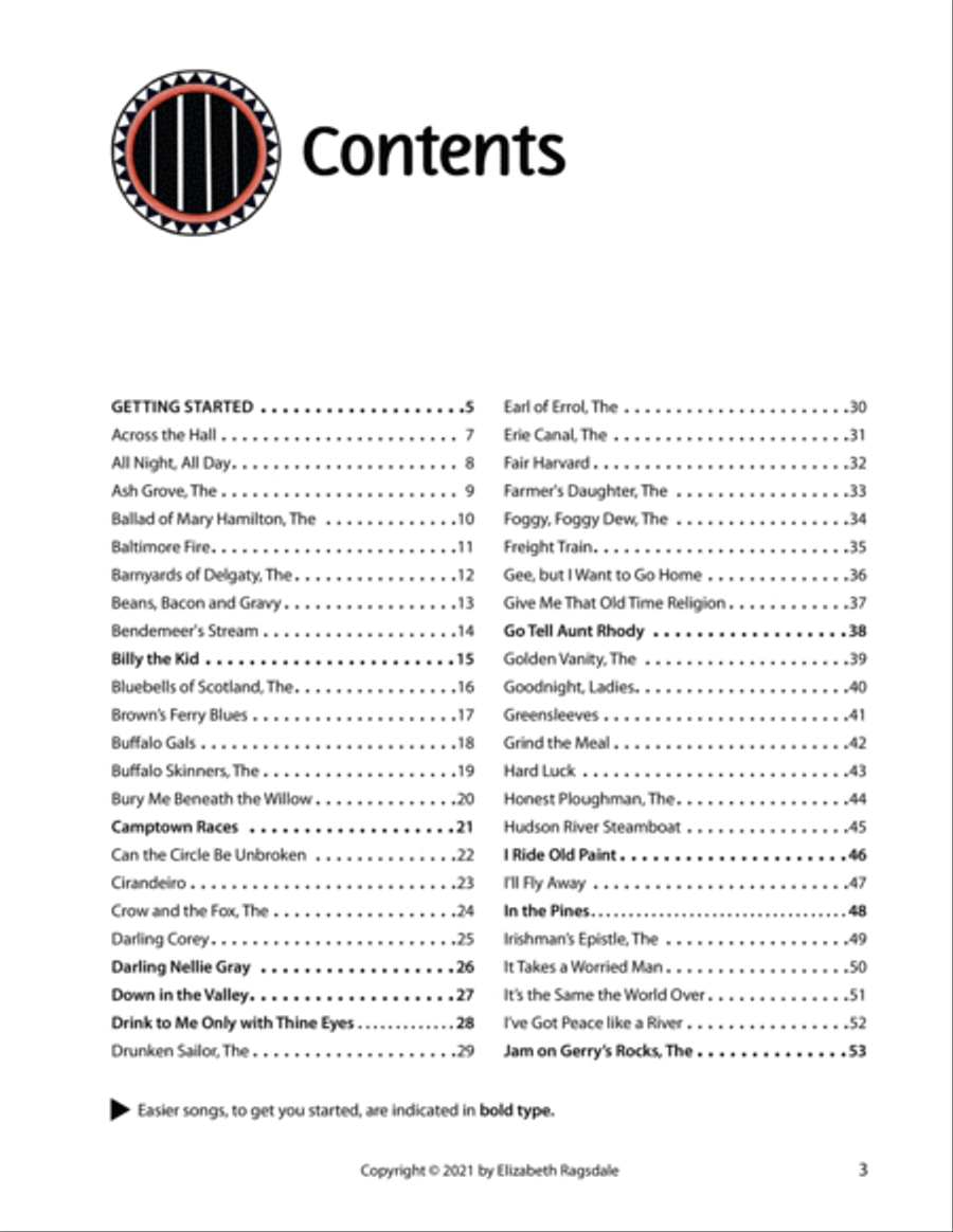 Ukulele Chord Melody Book for Low G String Tuning Ukulele scores gallery preview page 3