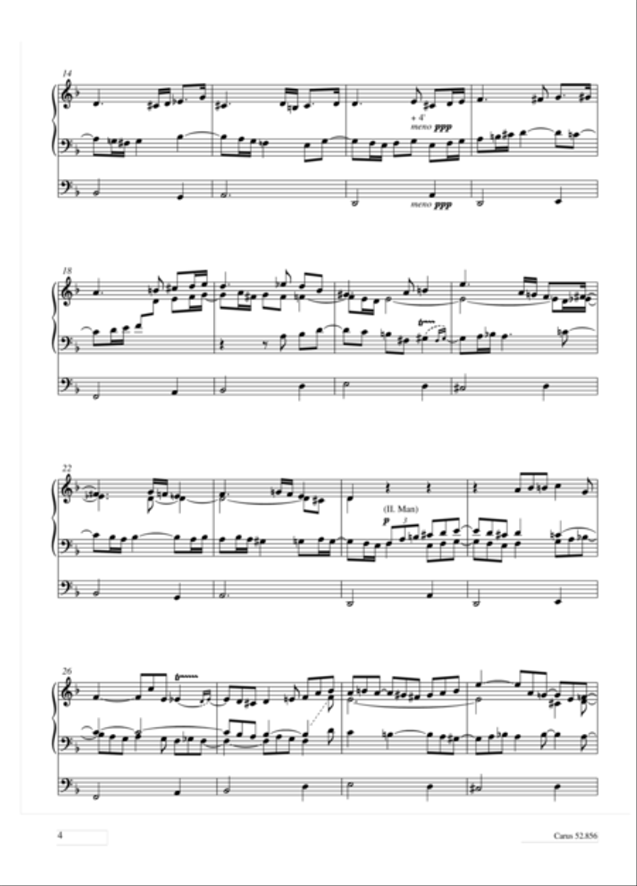 Introduction and Passacaglia D minor Organ scores gallery preview page 5