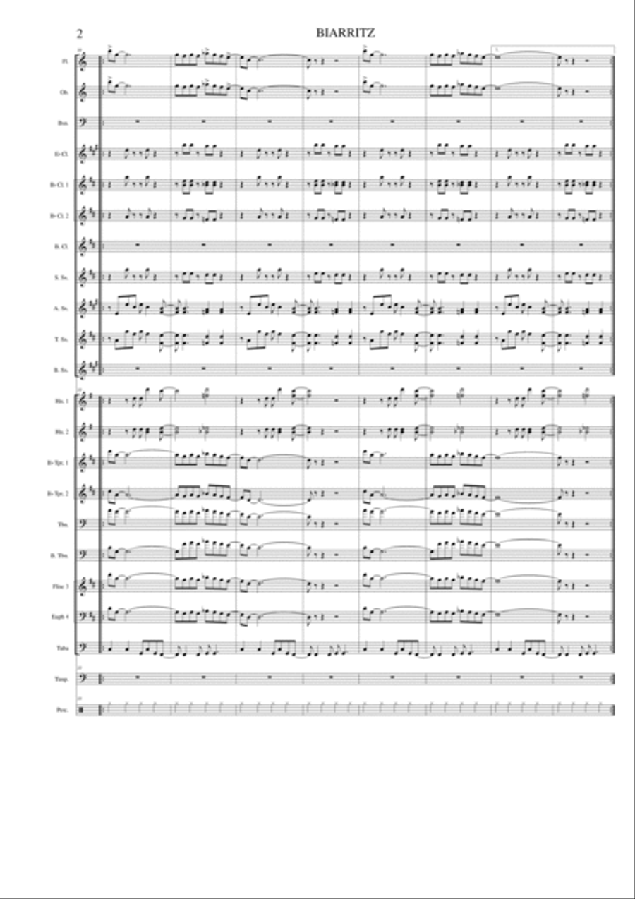 Biarritz Biarritz Concert Band scores gallery preview page 2