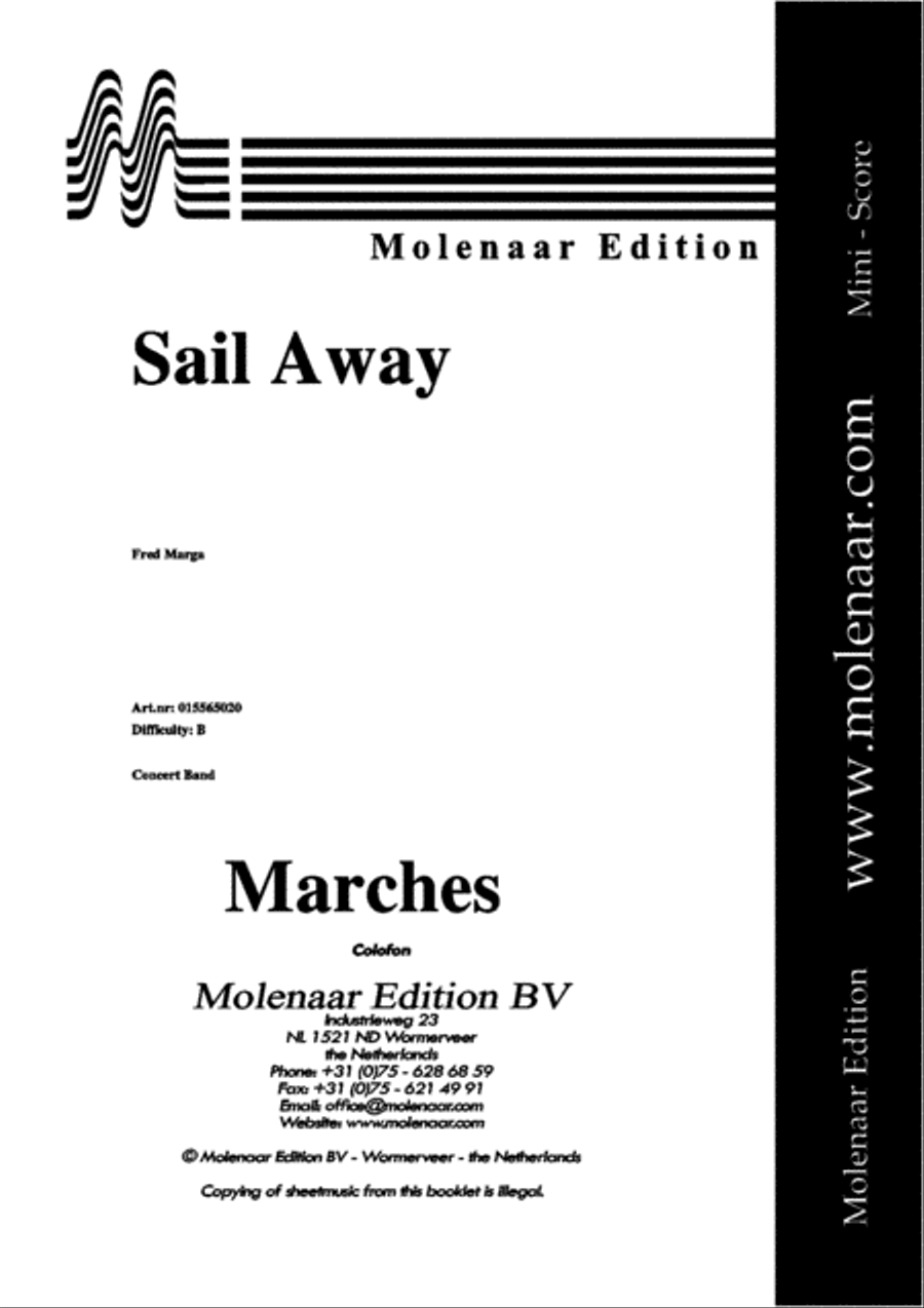 Sail Away Concert Band scores gallery preview page 2