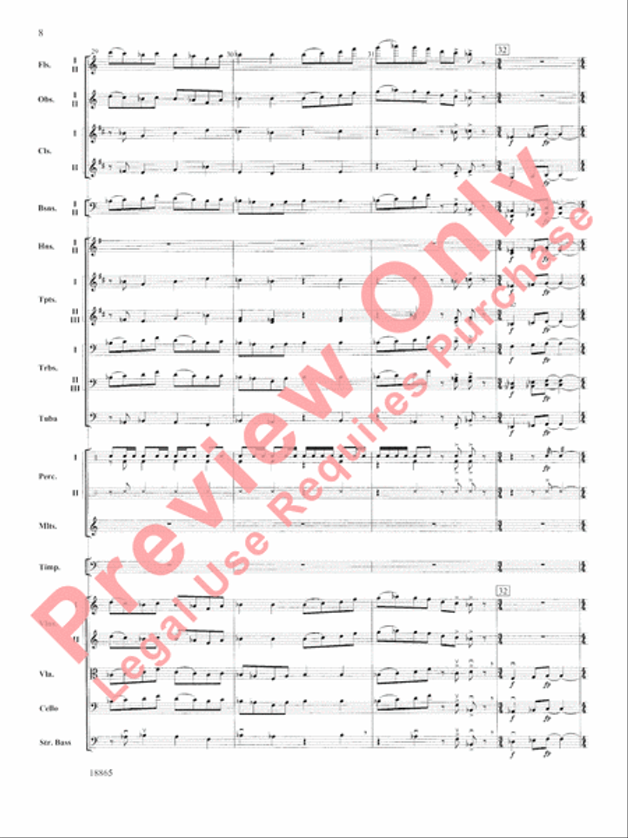 An American Rhapsody An American Rhapsody Full Orchestra scores gallery preview page 9