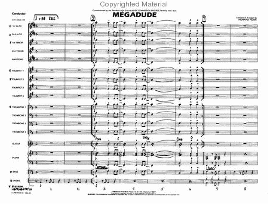 Megadude Jazz Ensemble scores gallery preview page 2