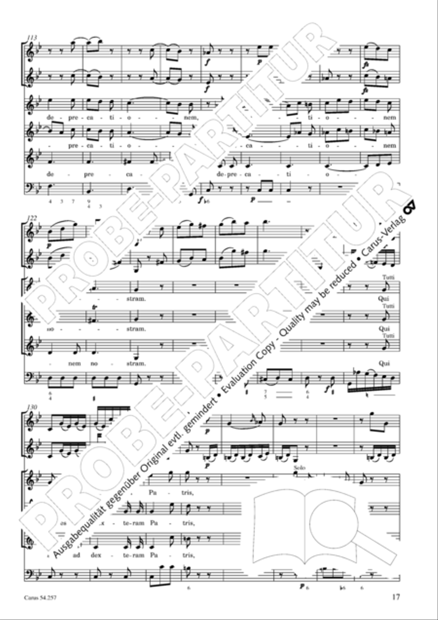 Missa Sancti Aloysii SSA scores gallery preview page 18