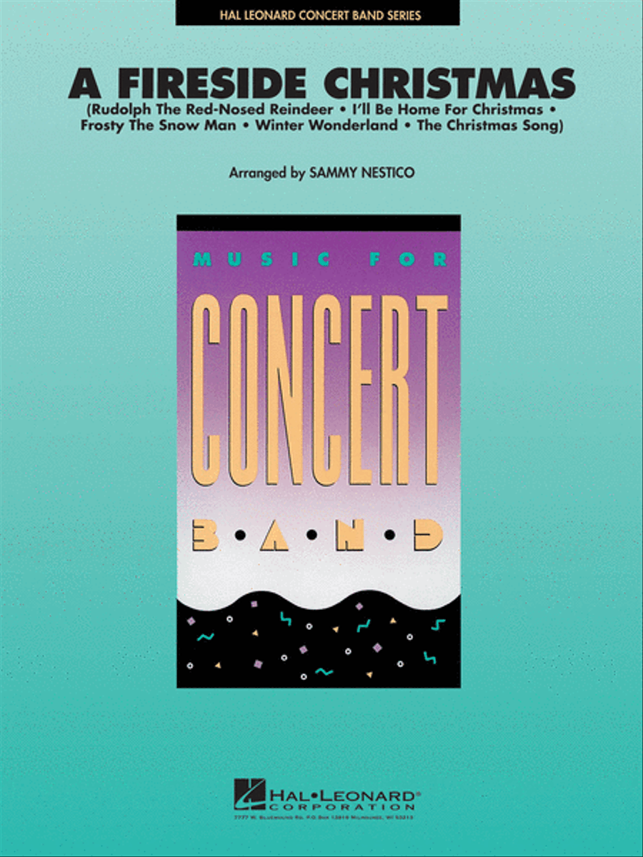 A Fireside Christmas Concert Band scores gallery preview page 1