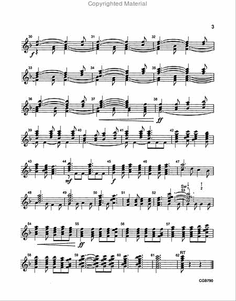 Christmas Carols for Twelve Bells Handbell Choir scores gallery preview page 3