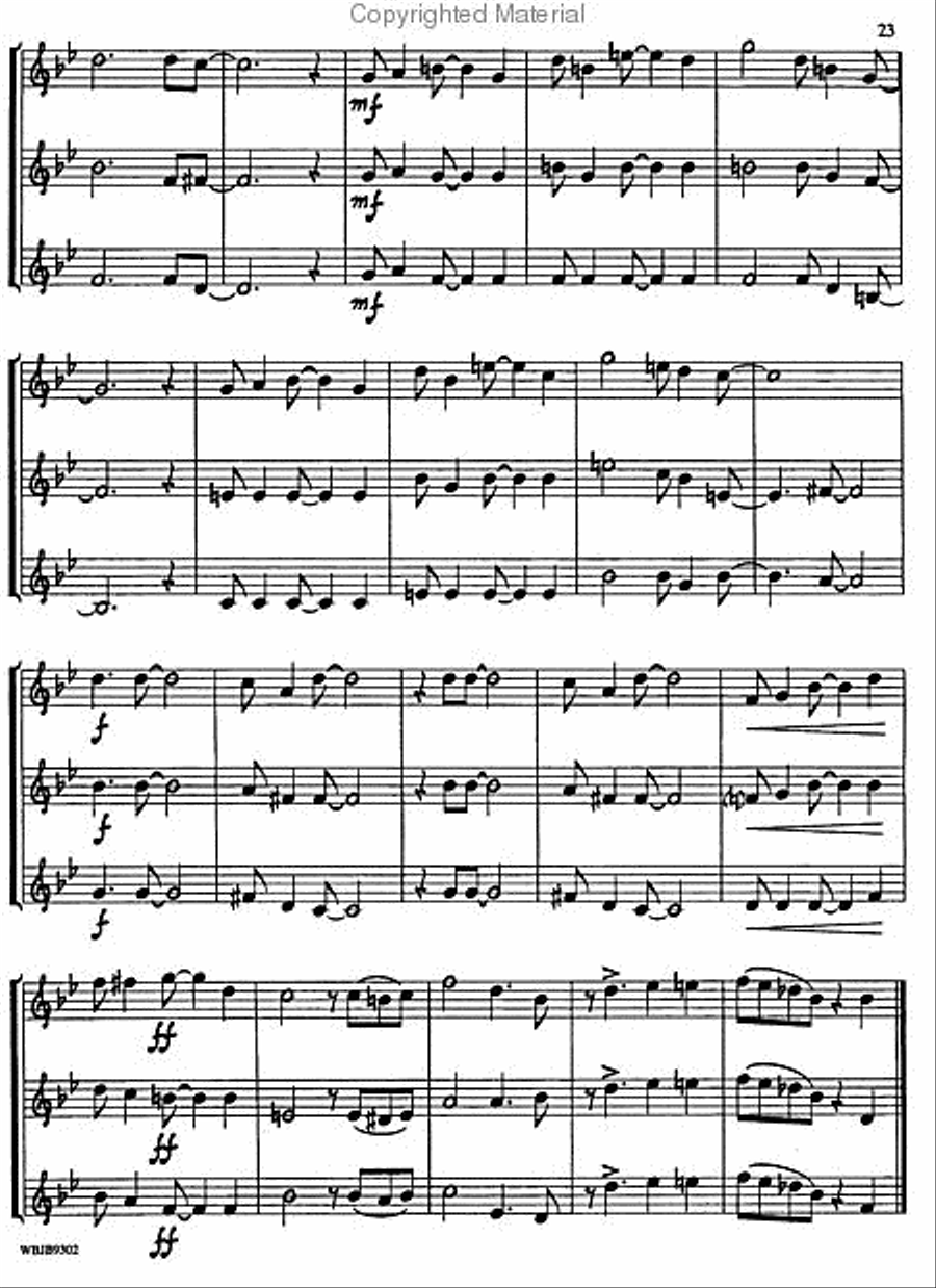 Warner Bros. Combo Classics from the Big Band Era Jazz Ensemble scores gallery preview page 5