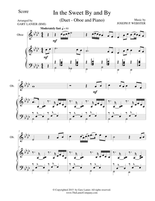 IN THE SWEET BY AND BY (Duet – Oboe and Piano/Score and Parts)