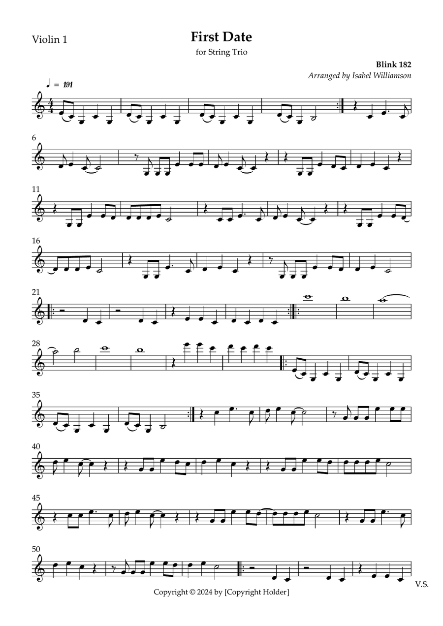 First Date String Trio scores gallery preview page 6