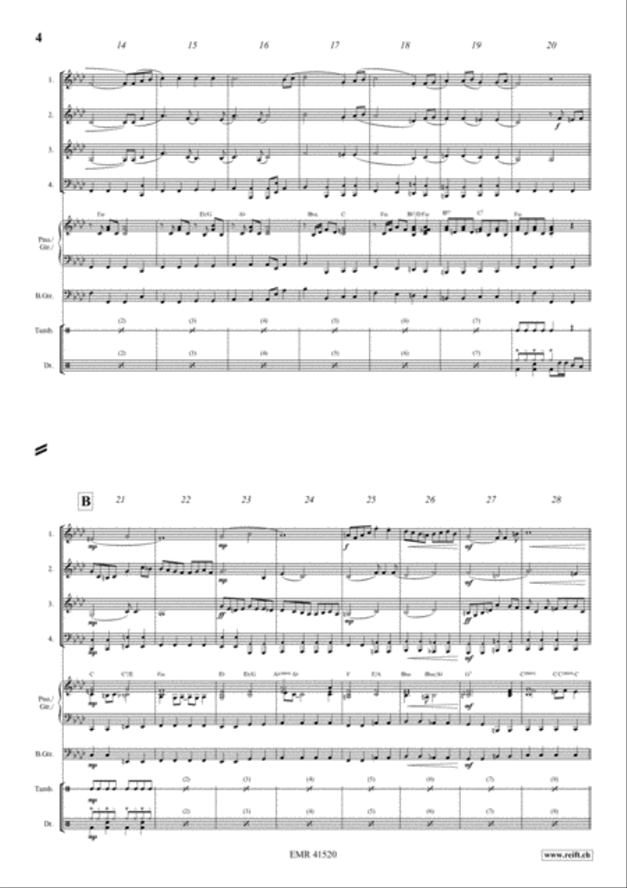 Sonata Patetica Trombone scores gallery preview page 4