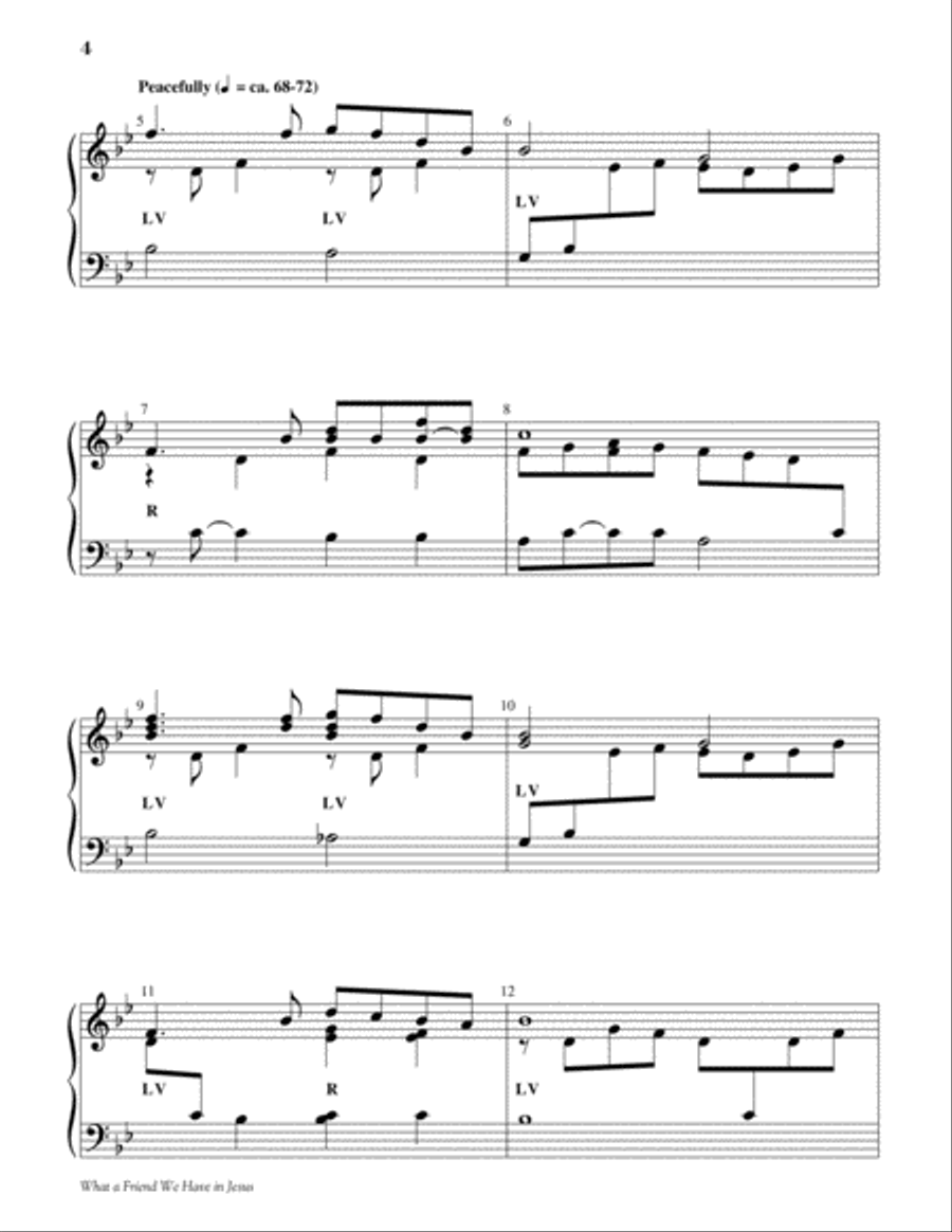 What a Friend We Have in Jesus 2-Octaves scores gallery preview page 3