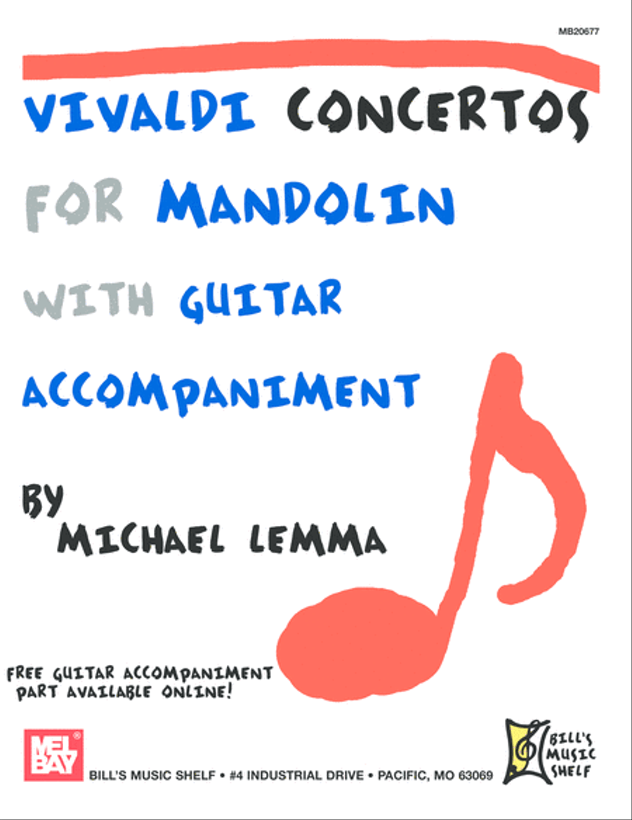 Vivaldi Concertos for Mandolin Classical Guitar scores gallery preview page 1