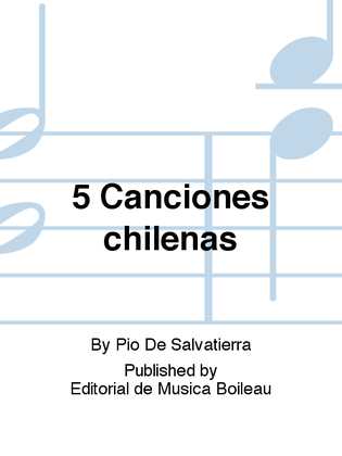 5 Canciones chilenas