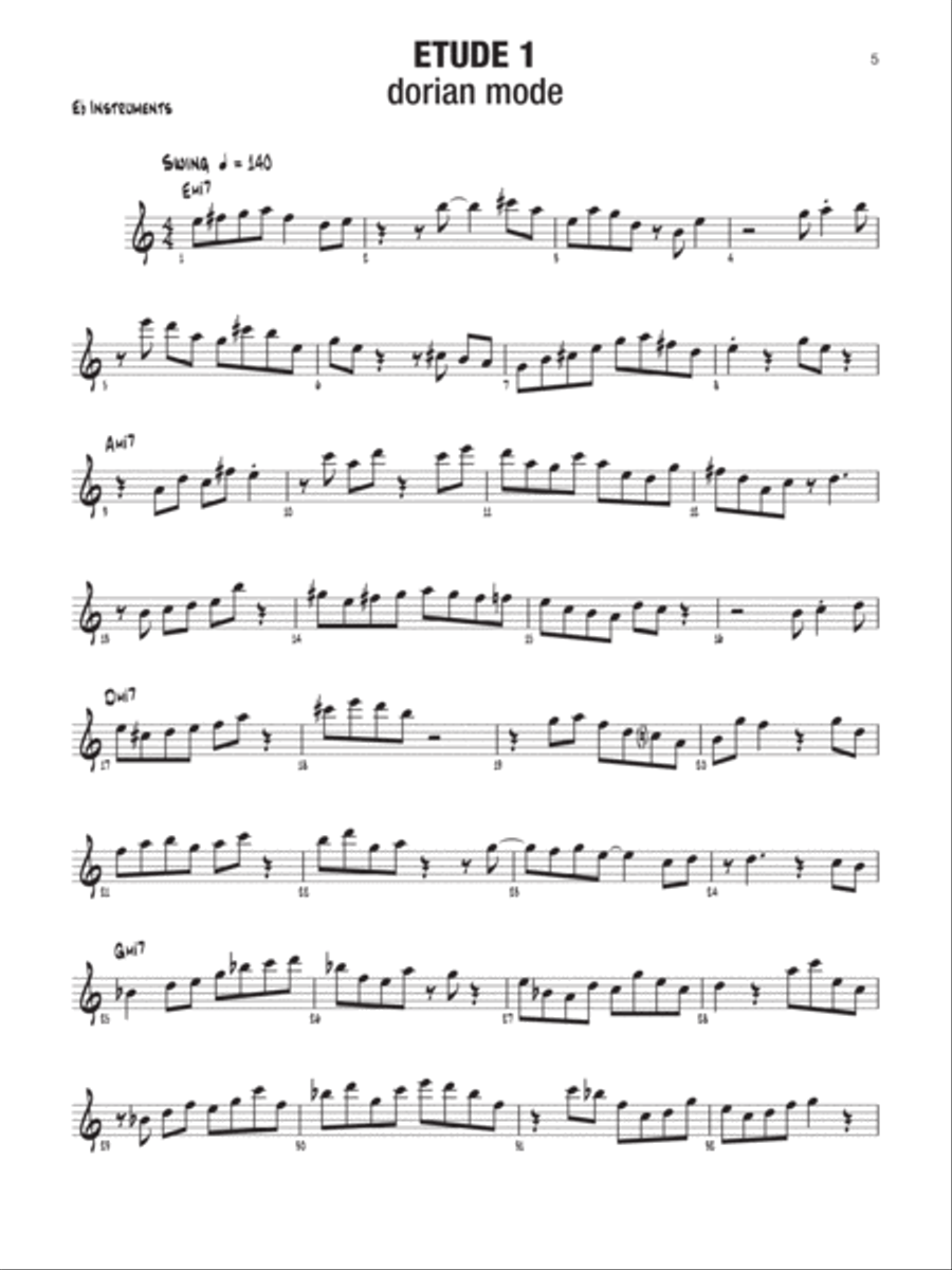 Playing on the Changes E-Flat Instrument scores gallery preview page 4
