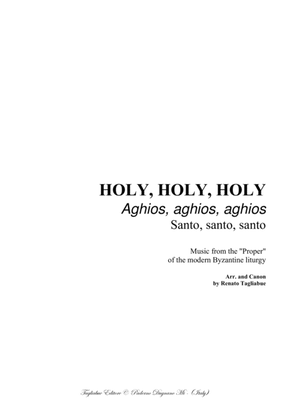 HOLY, HOLY, HOLY - Music from the "Proper" of the modern Byzantine liturgy