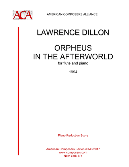 [Dillon] Orpheus in the Afterworld (Piano Reduction)