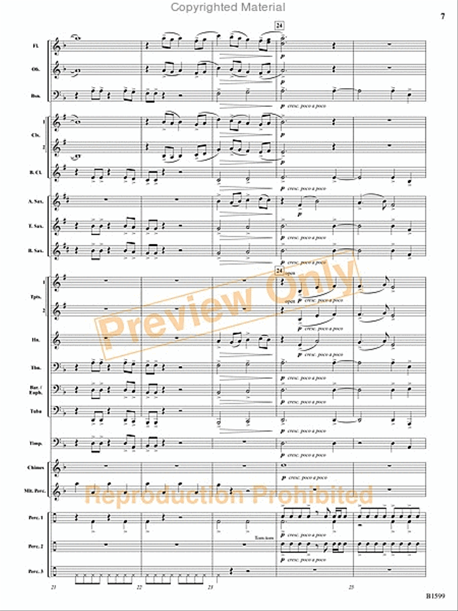 Terminal Velocity Concert Band scores gallery preview page 8