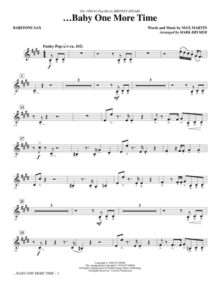 ...Baby One More Time (arr. Mark Brymer) - Baritone Sax