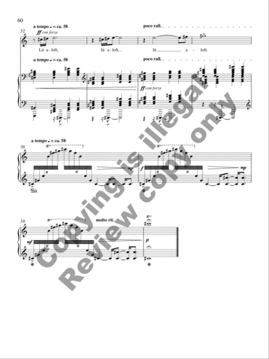 Collected Songs for Soprano and Piano Soprano Voice scores gallery preview page 53