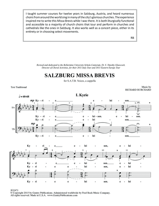 Salzburg Missa Brevis