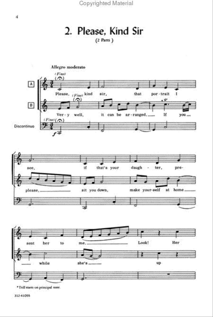 The Art of the Ground Round Choir scores gallery preview page 3
