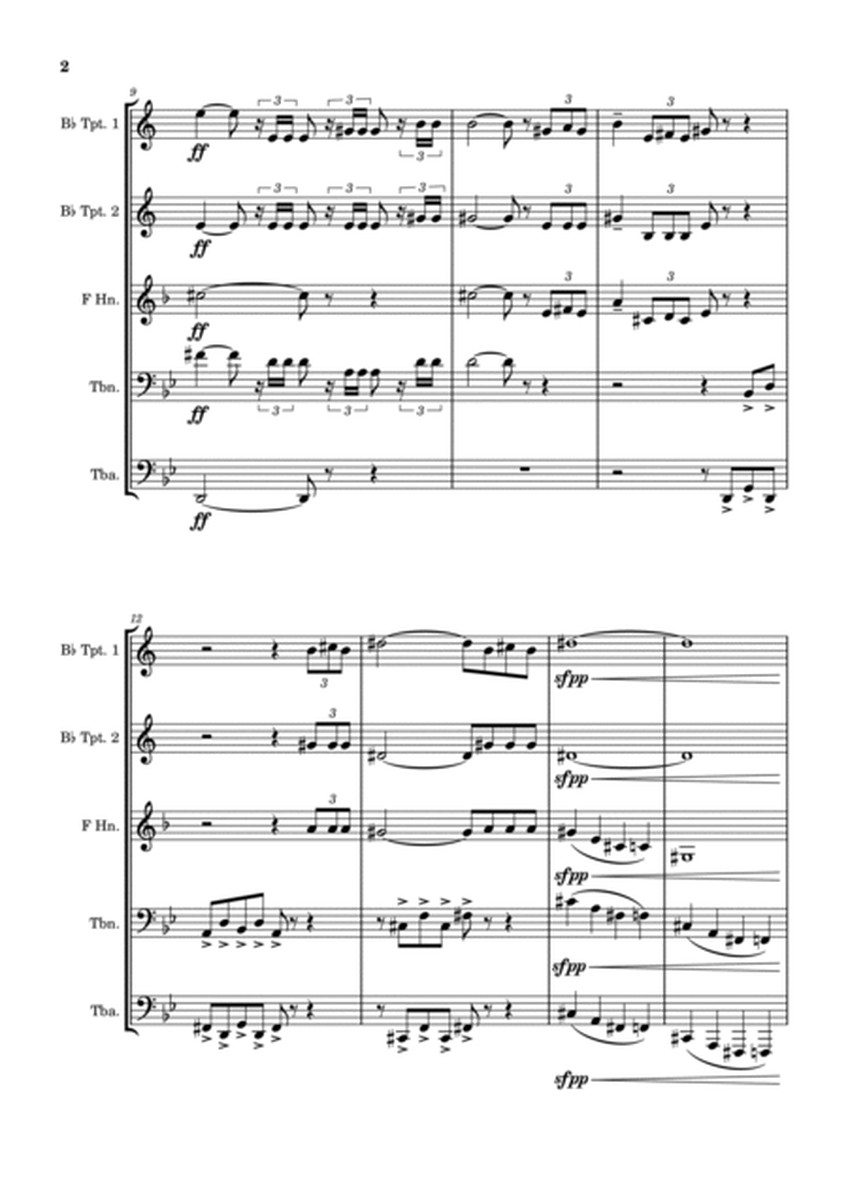 Civic Fanfare - Brass Quintet image number null