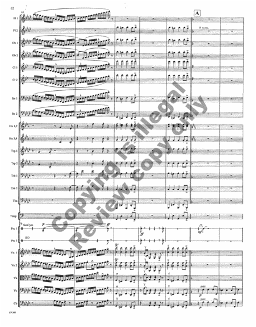 Symphony No. 1 Full Orchestra scores gallery preview page 166